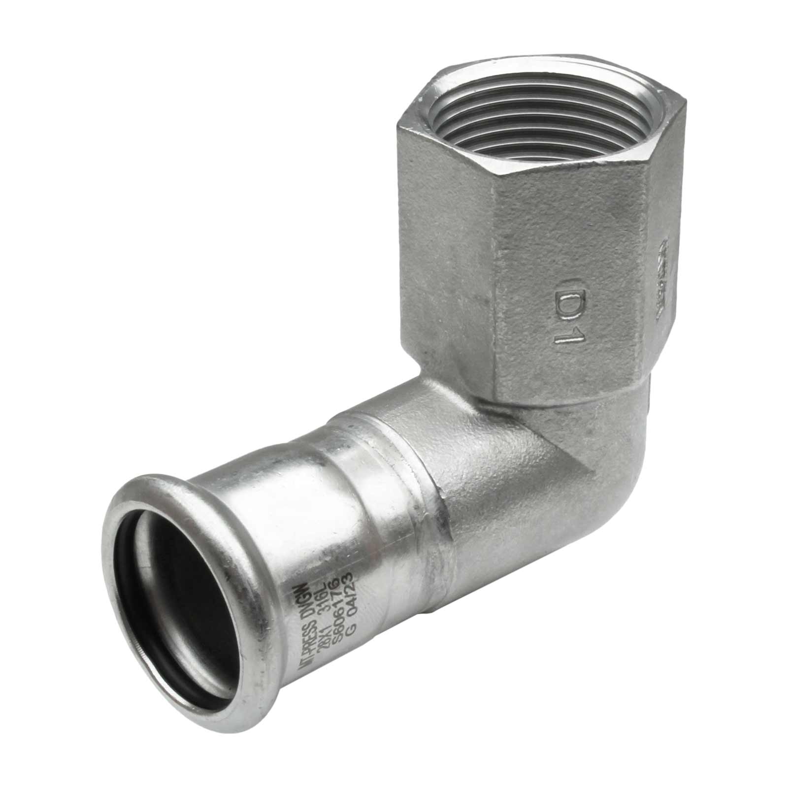Female 90° Elbow Stainless Steel MT-Press