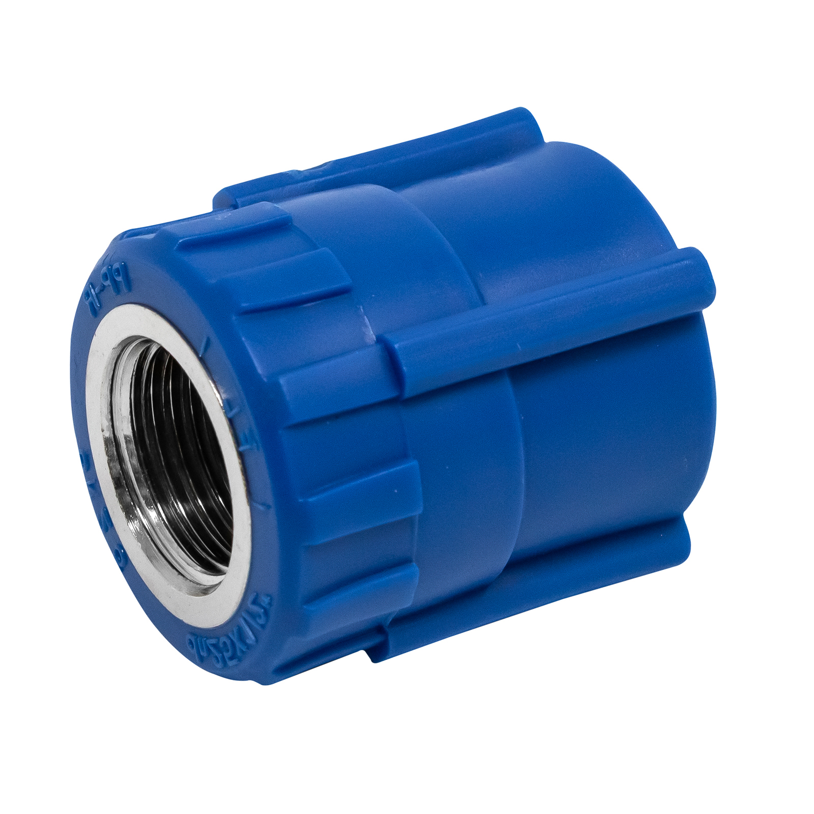 Female Straight Connector PPR Color Blue