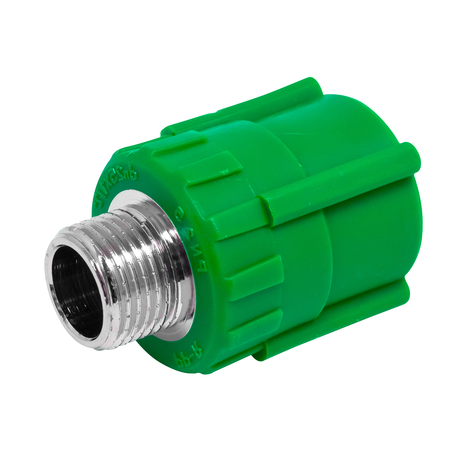 Male Straight Connector PPR Color Green