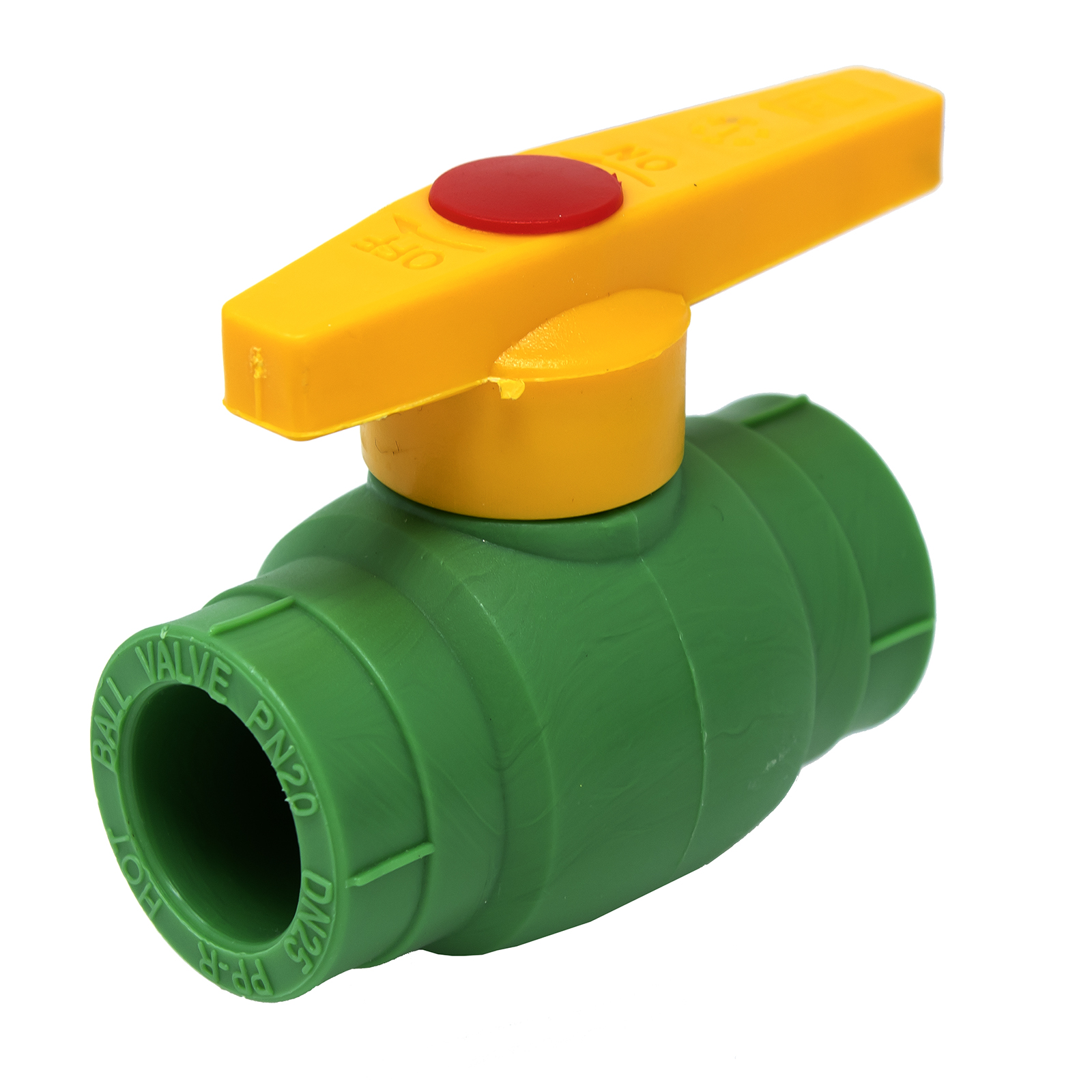 Ball Valve With Handle PPR Color Green
