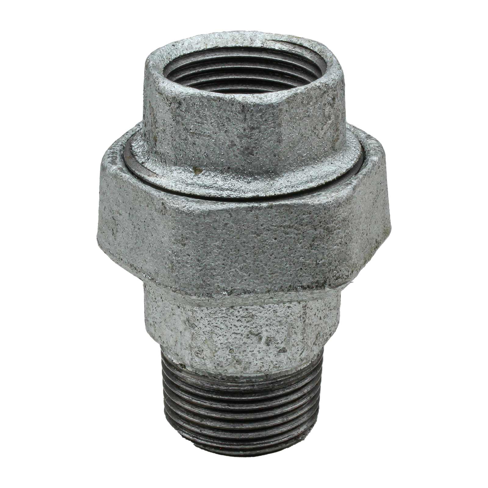 M-F Union Nut Tapered Seat Galvanized Iron