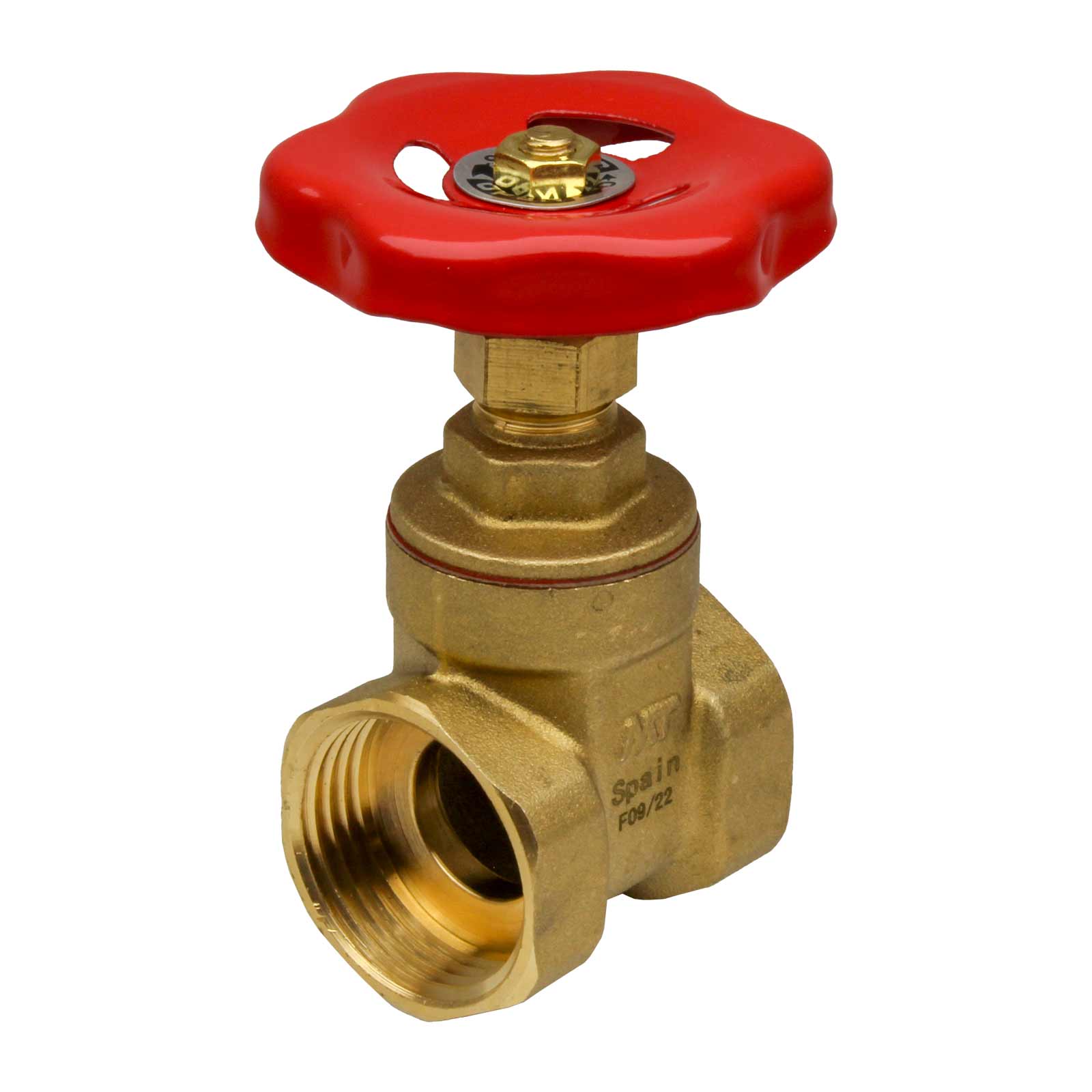 F-F Gate Valve Standard Flow Rubber Wedge With NBR O'ring