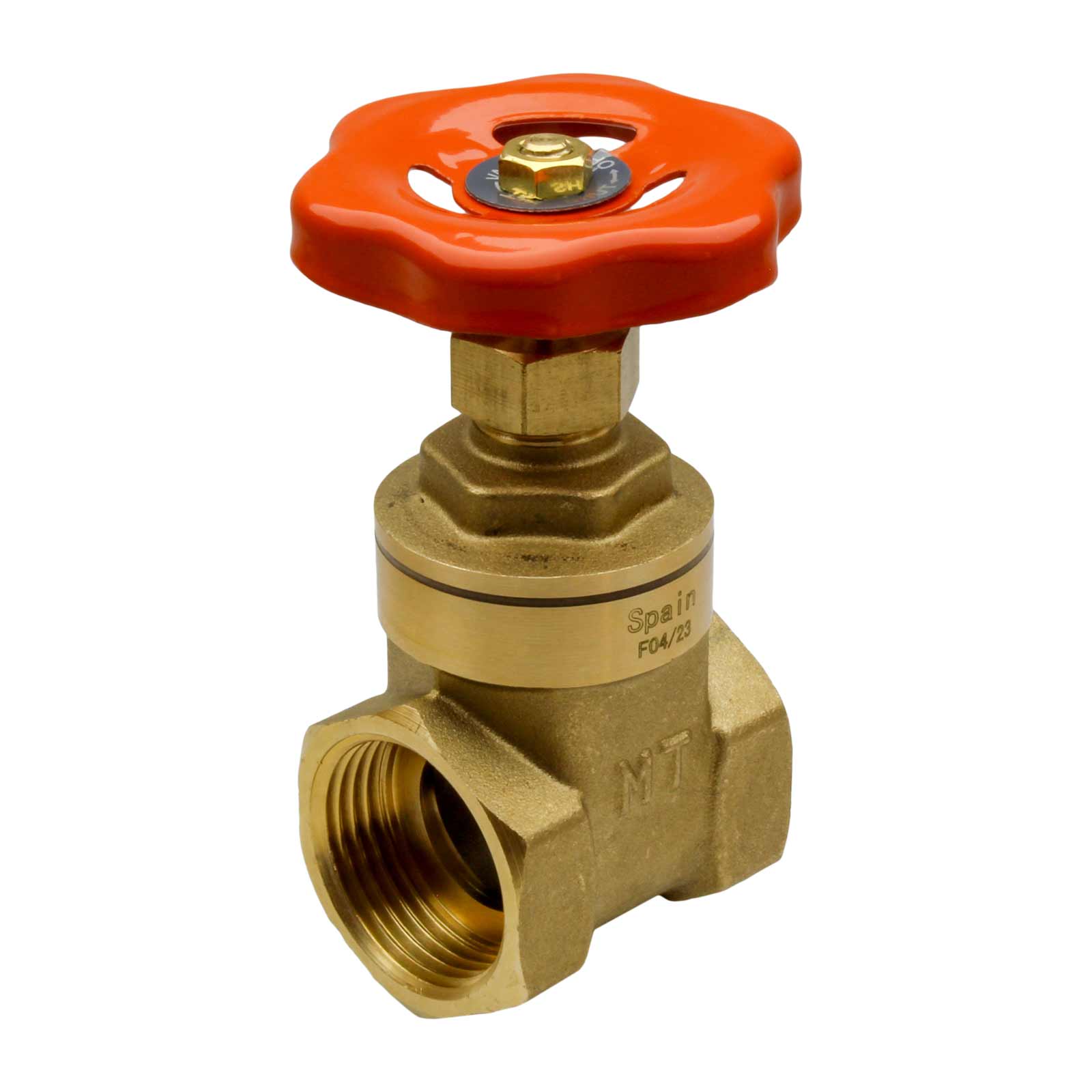F-F PN16 Gate Valve Full Bore Metallic Wedge With FKM O'ring