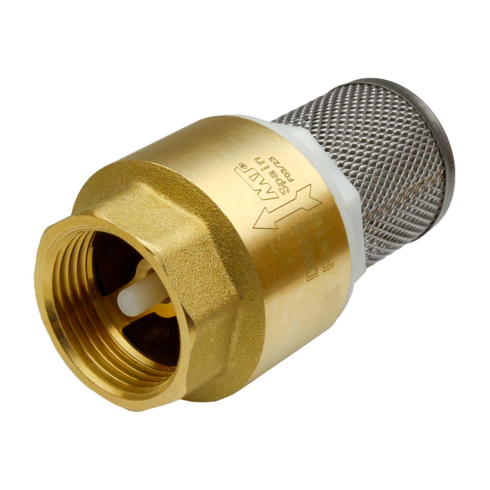 Brass Foot Valve Female Threaded With Filter