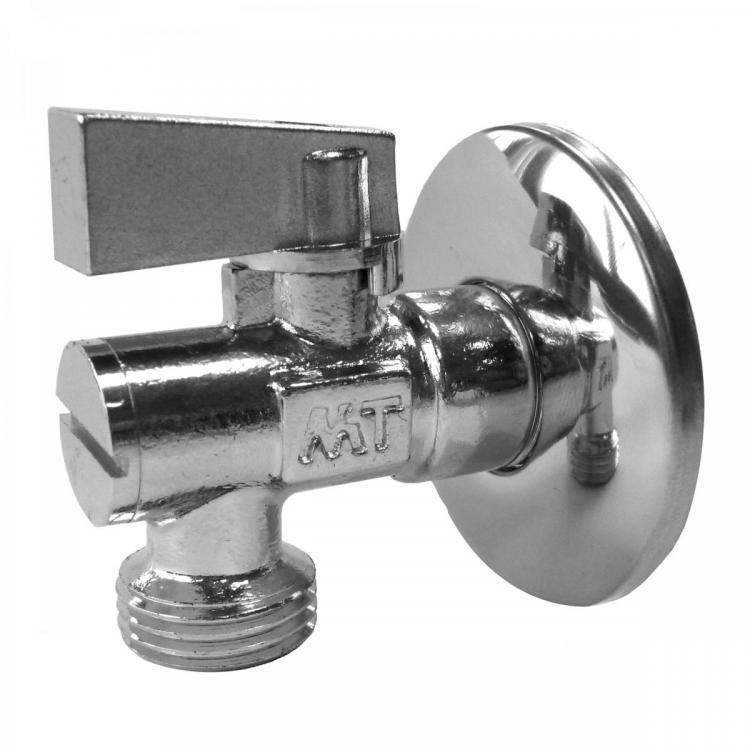 Angle Ball Valve with Filter 1/2" X3/8"