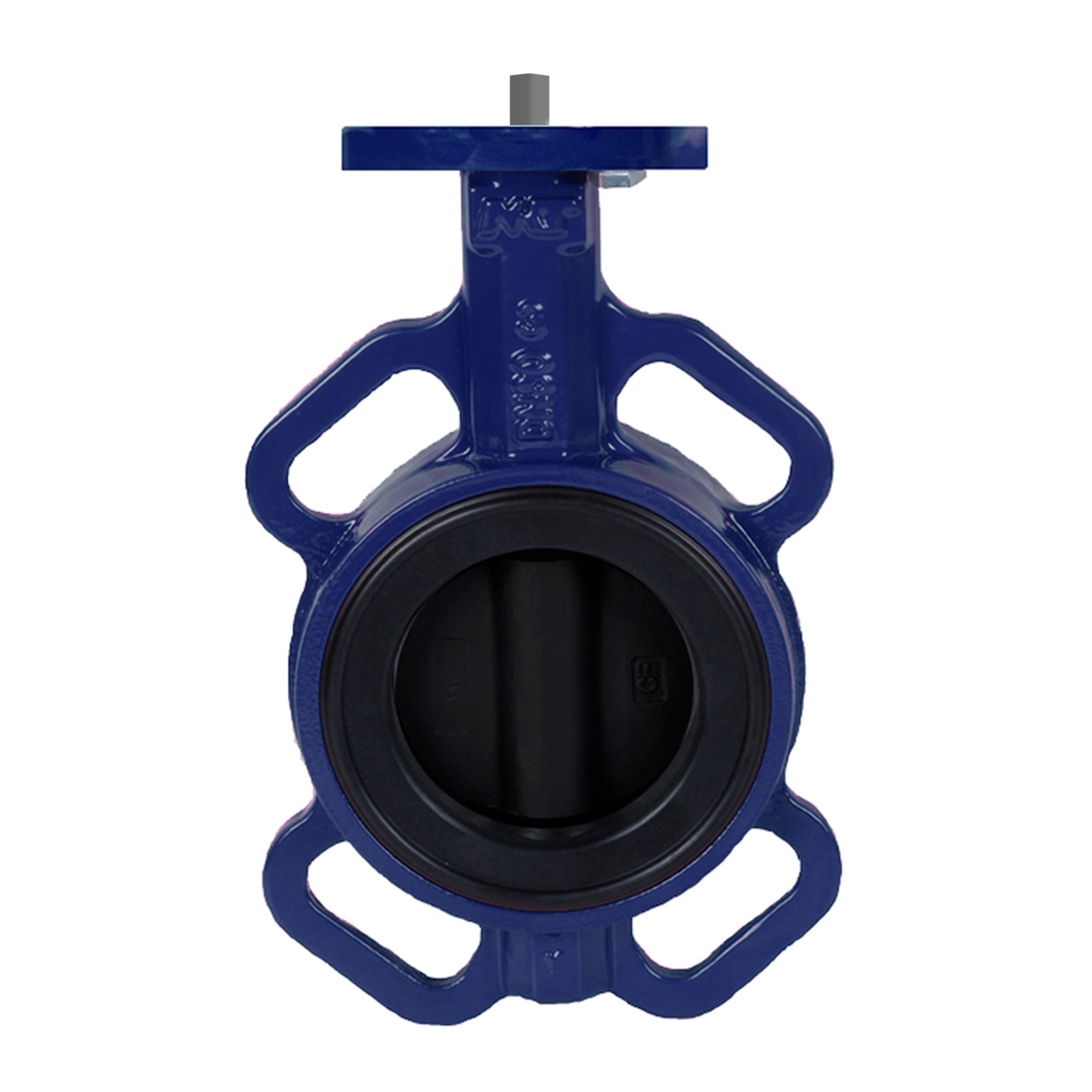 Butterfly Valve Wafer Type Free Stem, Polyamide 11 Disc, Universal Flanged, EPDM Seat